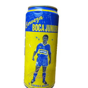 Lata cerveza Boca Juniors - Alberto Acosta