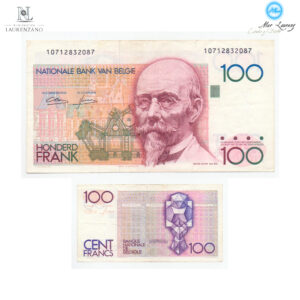 BELGICA 100 FRANCOS #142a 1984/1986 HENDRIK BAYAERT (2024070368)
