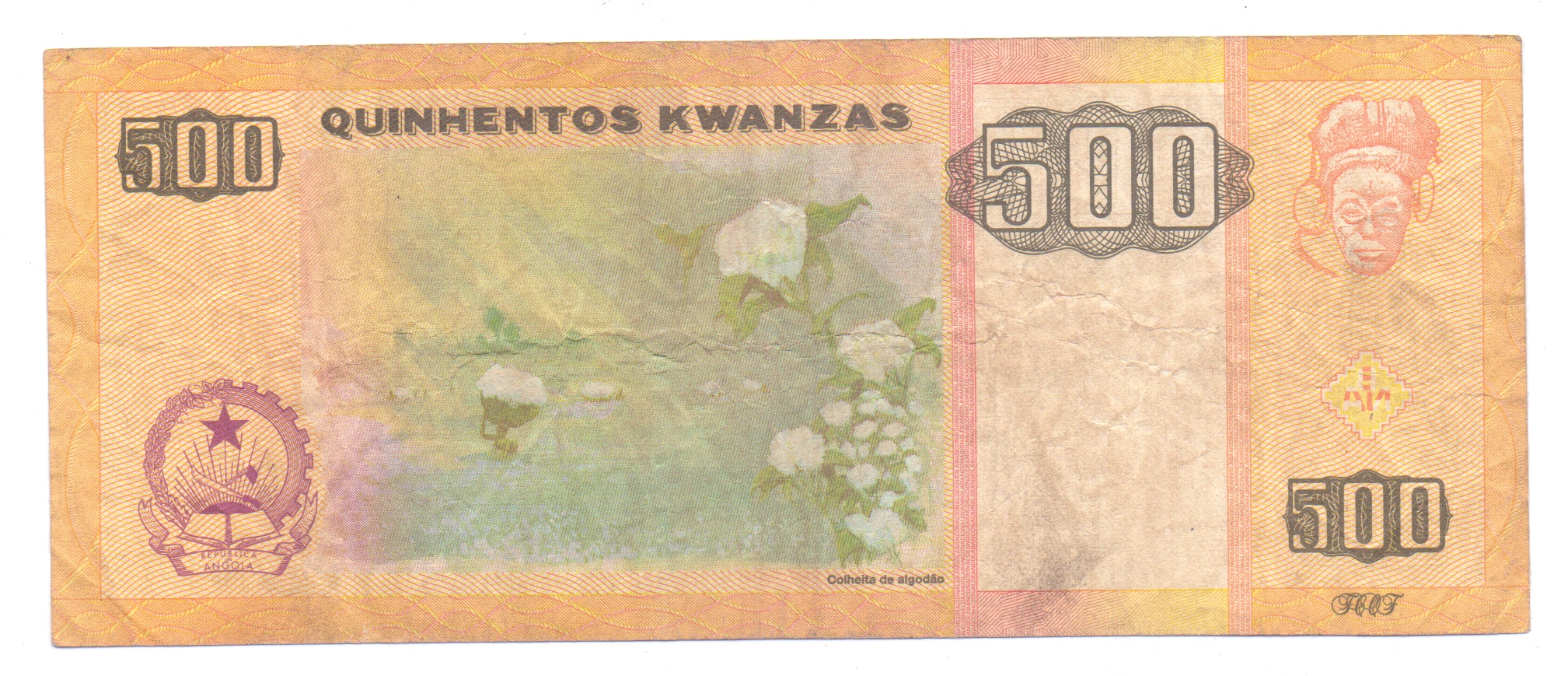 ANGOLA 500 KWANZAS 149b 2011 (2024070338) - Imagen 3