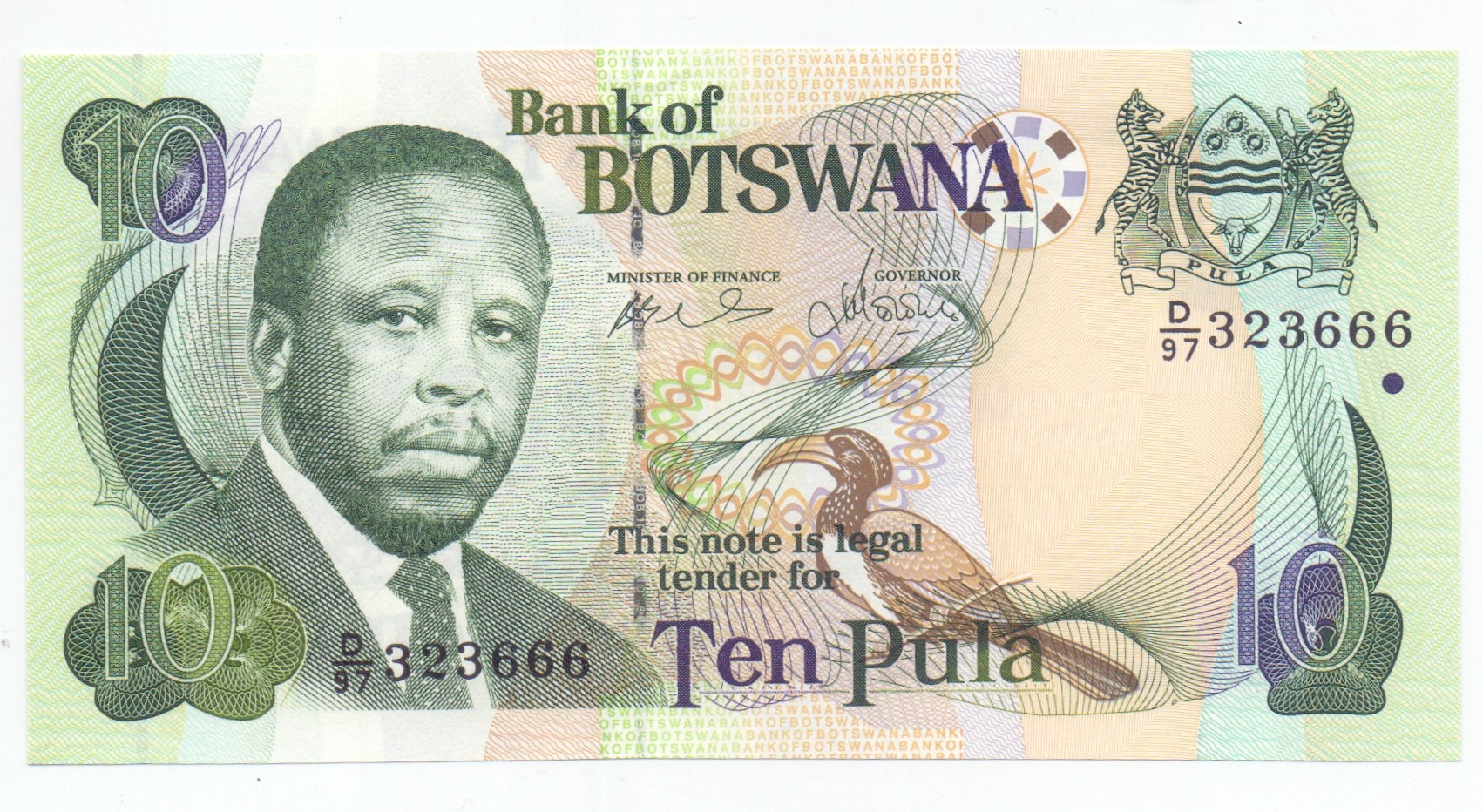 BOTSWANA 10 PULA #24 SC (2024070387) - Imagen 2
